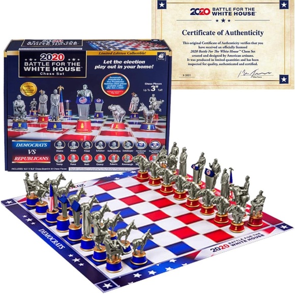 Other - NWT Collector's Edition 2020 Battle for The White House Chess Set Board Game
